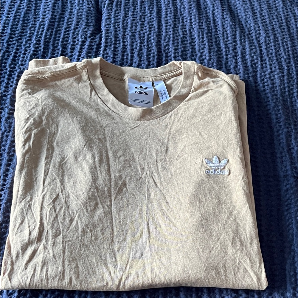 Adidas Men's Beige Tee